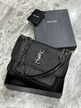 Сумка Saint Laurent женский кожа черный 129083-4
