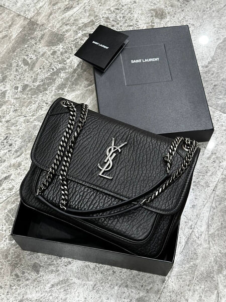 Сумка Saint Laurent женский кожа черный 129083-4