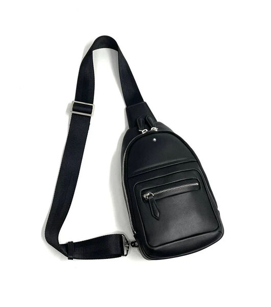 Мужская сумка слинг Montblanc мужской кожа черный 149926-2