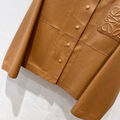 Куртка Loewe женский кожа бежевый 156757-5