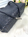 Сумка Bottega Veneta Medium Andiamo женский кожа синий 142013-12