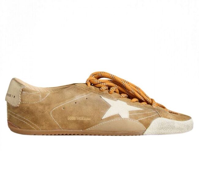 Кеды Golden Goose женский замша бежевый 197300