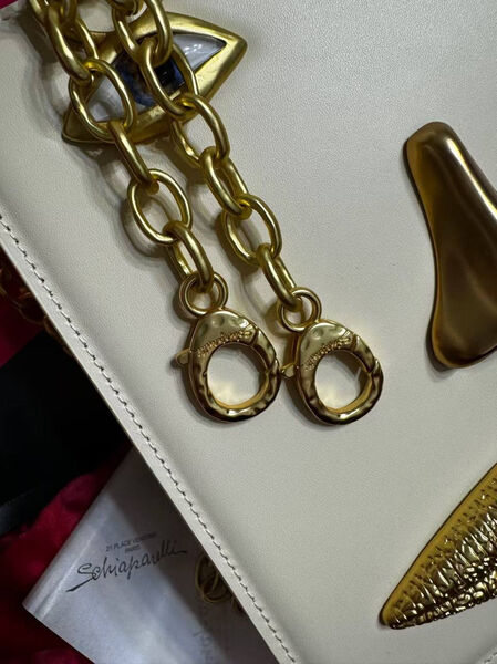 Сумка Schiaparelli женский кожа белый 174280-6