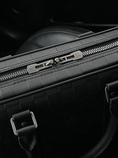 Мужской портфель Louis Vuitton мужской кожа черный 99279-5