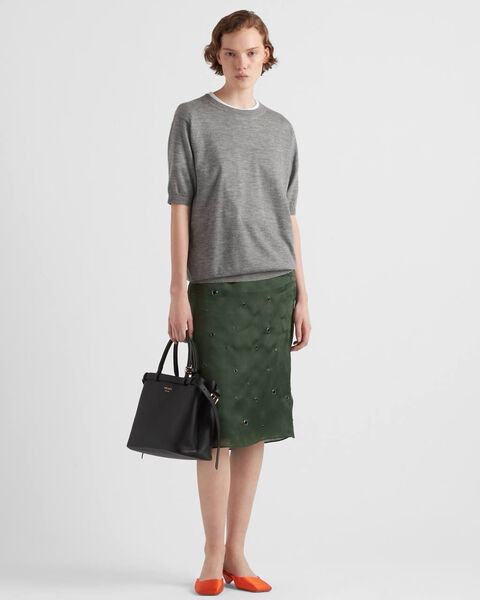 Сумка Prada женский кожа черный 135849-5