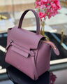 Сумка Celine Belt Nano женский кожа фиолетовый 142390-3