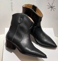 Ботильоны Isabel Marant женский кожа черный 160905-1