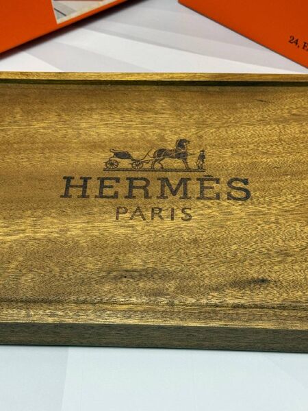 Поднос Hermès кожа u7240232-1-4