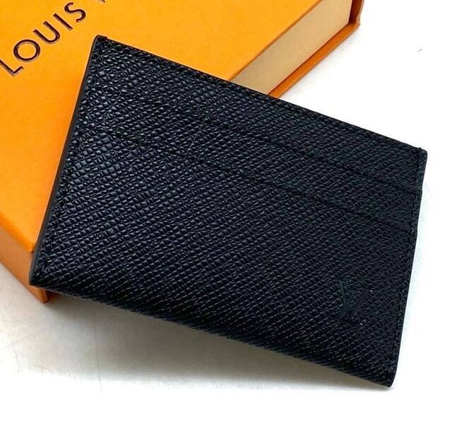 Картхолдер Louis Vuitton мужской кожа черный 149959