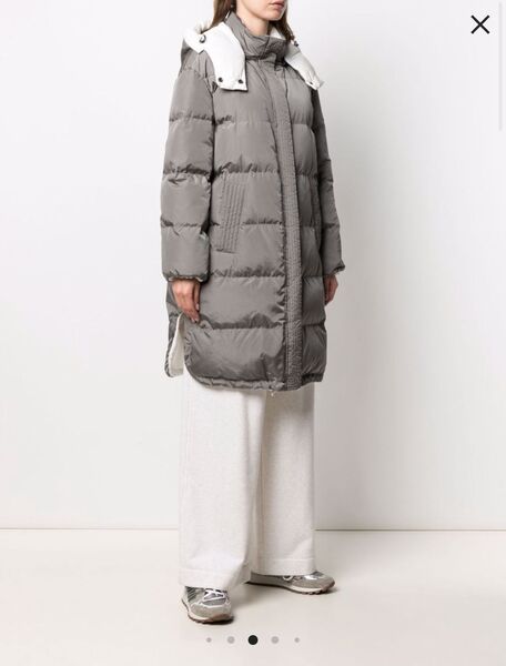 Пуховик Brunello Cucinelli женский графитовый 62292-3