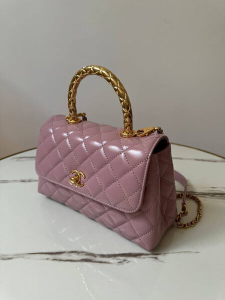 Сумка Chanel женский кожа розовый 157329-3