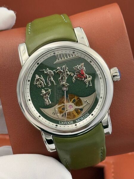 Мужские часы Ulysse Nardin мужской хаки a6476465-1-6