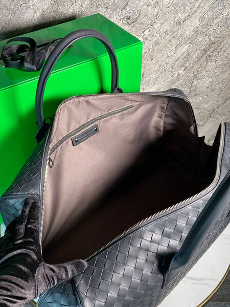 Дорожная сумка Bottega Veneta мужской кожа черный 150032-4