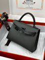 Сумка Hermèskelly Mini 20 женский кожа черный 127671-2