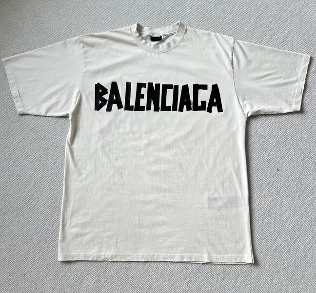 Мужская футболка Balenciaga мужской графитовый 158007