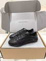Женские кеды Balenciaga женский кожа epi черный,серебристый s3625693-1