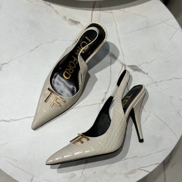 Туфли Tom Ford женский кожа графитовый 139530-2