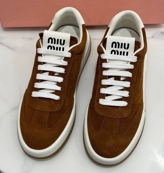 Кеды Miu Miu женский замша 145996