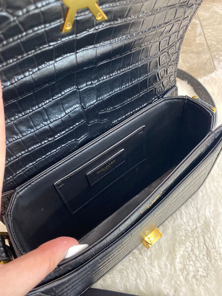 Сумка Saint Laurent Solferino женский кожа черный 97038-3