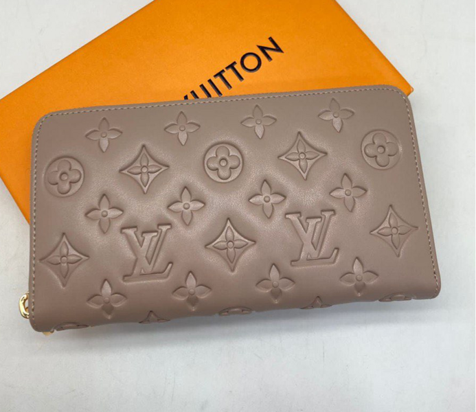 Кошелек Louis Vuitton женский кожа бежевый 95321
