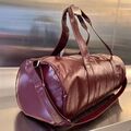 Дорожная сумка Bottega Veneta мужской кожа бордовый 120673-3