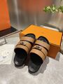 Женские шлепанцы Hermes женский кожа swift коричневый j7898316-1