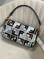 Сумка Fendi Baguette женский кожа бирюзовый 149612-2