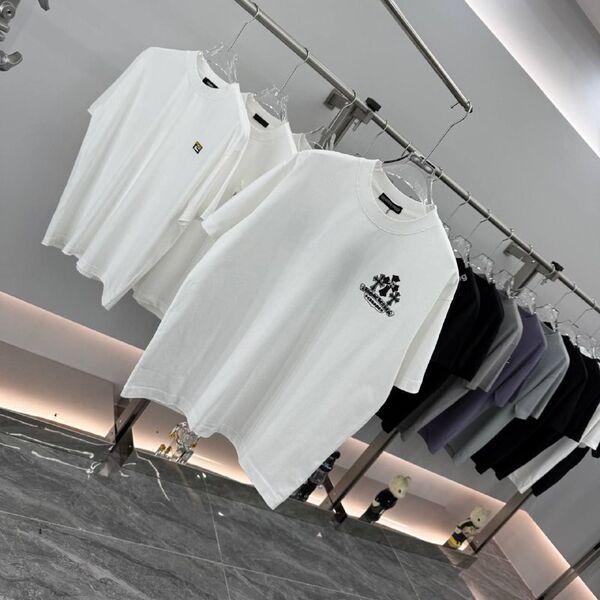Футболка Chrome Hearts мужской белый y9322147-1-6