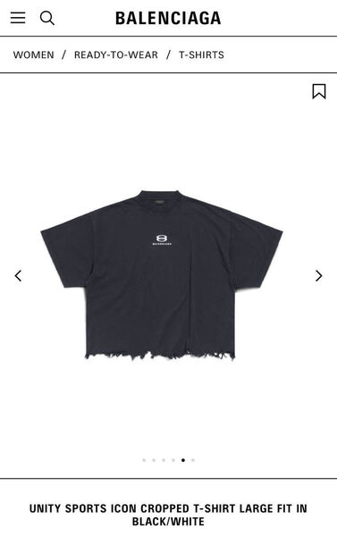 Мужская футболка Balenciaga мужской черный 145089-4