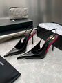 Женские туфли Saint Laurent женский кожа черный h8142317-1-4