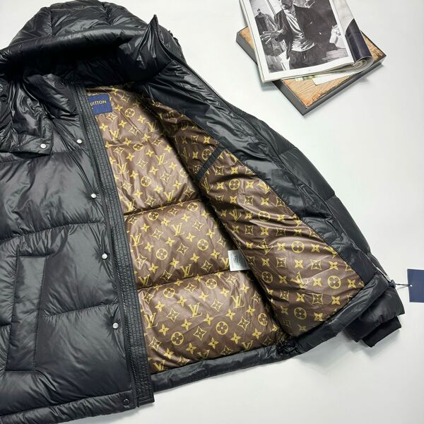 Мужской пуховик Louis Vuitton мужской черный 165934-6
