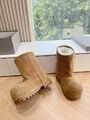 Женские ботинки Balenciaga Women's Alaska Fur Bootie женский замша коричневый h4129593-1-3