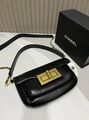 Сумка Chanel женский кожа swift черный,серебристый c2703109-1