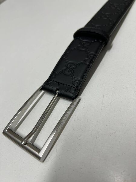 Мужской ремень Gucci мужской кожа черный m7052410-1-3