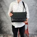 Мужская сумка мессенджер Gucci мужской кожа черный 42756-3