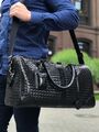 Дорожная сумка Bottega Veneta мужской кожа черный 19105-3
