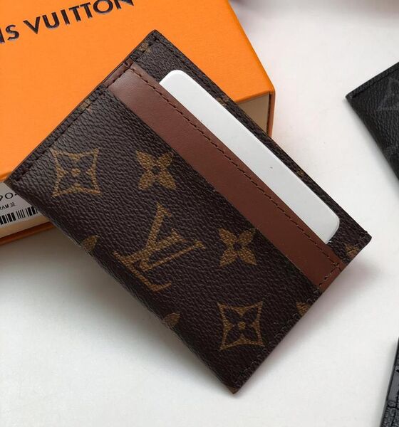Держатель для карт Louis Vuitton Double женский канва 16487