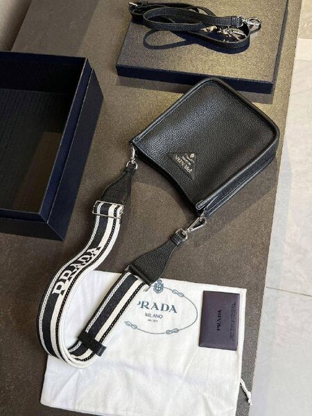 Сумка Prada женский кожа черный g1871185-1-8