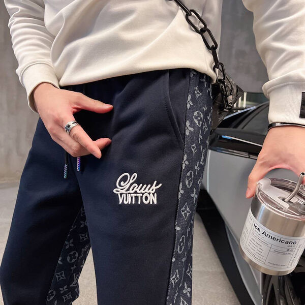 Мужские штаны Louis Vuitton мужской черный 108389-8