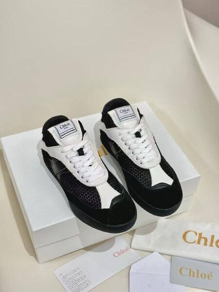 Женские кроссовки Chloe женский кожа черный h7267464-1-2