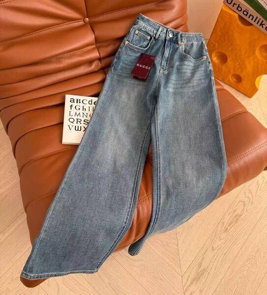 Джинсы Gucci женский джинса графитовый 180603
