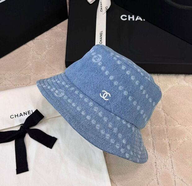 Панама Chanel женский бирюзовый 180202-3