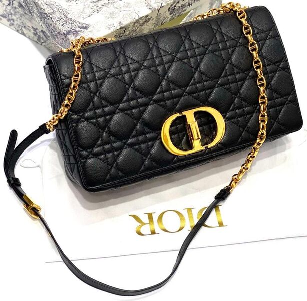 Сумка Christian Dior женский кожа черный 74032