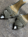 Босоножки Aquazzura женский графитовый 11801-5