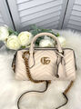 Сумка Gucci женский кожа бежевый 131447-2