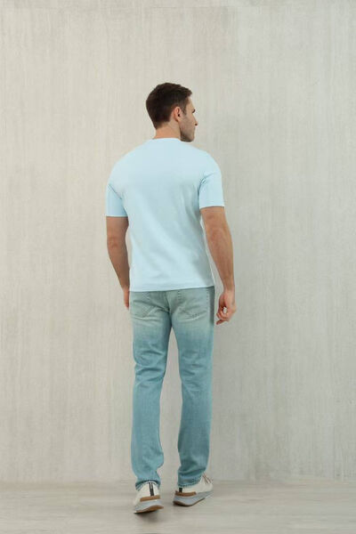 Мужская футболка Brunello Cucinelli мужской бирюзовый 173526-5