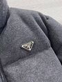 Женский пуховик Prada Loden женский графитовый s9620603-1-8