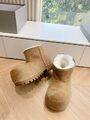 Женские ботинки Balenciaga Women's Alaska Fur Bootie женский замша коричневый u6317668-1-2