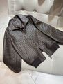 Куртка Bottega Veneta женский кожа черный 195125-4