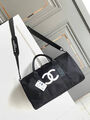 Дорожная сумка Chanel женский текстиль черный 127436-2